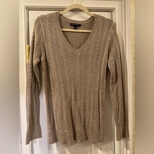 Banana Republic medium women’s metallic bronze sweater